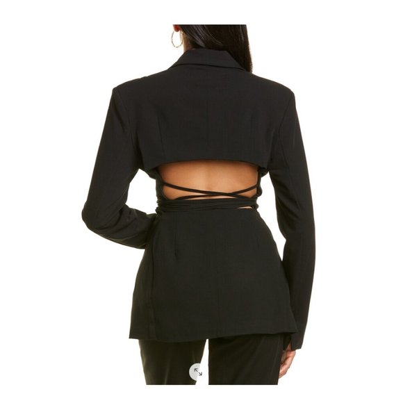 Danielle Bernstein | Sexy Black Cut Out Blazer - Picture 2 of 3